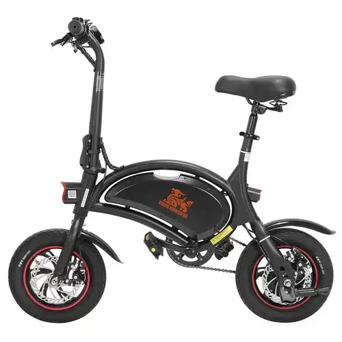 Order In Just $500-10.00 Kugoo Kirin B1 Pro Folding Moped Electric Bike E-scooter With Pedals 250w Brushless Motor Max Speed 25km/h 10ah Lithium Battery Disc Brake 12 Inch Pneumatic Tires - Black With This Discount Coupon At Geekbuying