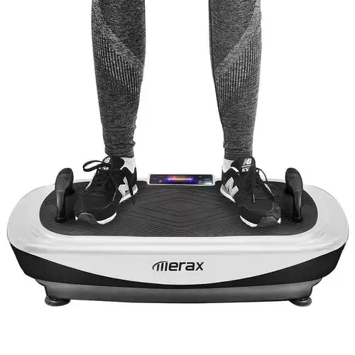 Order In Just $190-8.00 Merax 4d Vibration Plate Machine Triple Motor Lcd Display Resistance Bands - Black White With This Discount Coupon At Geekbuying