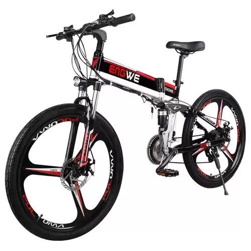 Pay Only $839.99 For Engwe E3 Folding Moped Electric Bicycle Mountain Bike 26 Inch Tires Black With This Coupon Code At Geekbuying