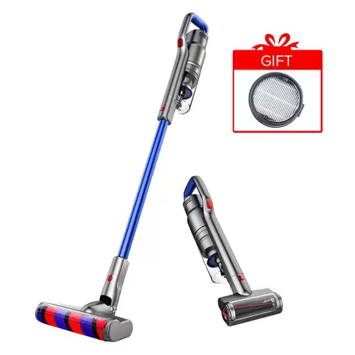 Pay Only $179.99 For Jimmy Jv63 Handheld Cordless Stick Vacuum Cleaner 130aw Suction Anti-winding Hair Mite 60 Minutes Run Time - Blue With This Coupon Code At Geekbuying