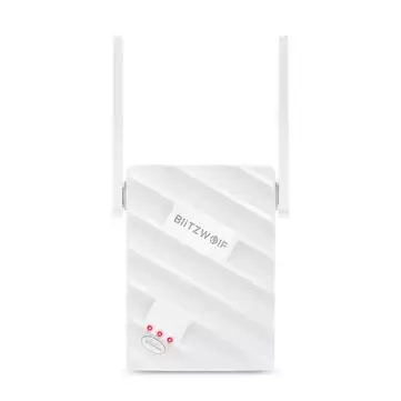 Order In Just $31.99 Blitzwolf Bw-net3 Wireless Repeater Dual Band 1200mbps Wireless Range Extender Supports 64 Devices Portable Wifi Signal Amplifier With This Coupon At Banggood