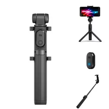 Order In Just $14.79 / €7.08 Original Xiaomi 2 In 1 Bluetooth Mini Extendable Folding Tripod Selfie Stick With This Coupon At Banggood
