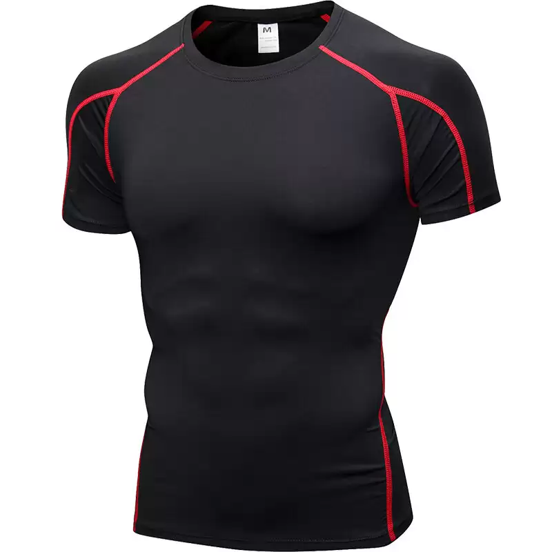 Order In Just $8.99 50% Off For Men Short Sleeve Running Shirt Quick Dry Training T Shirt Fitness Shirt With This Coupon At Banggood