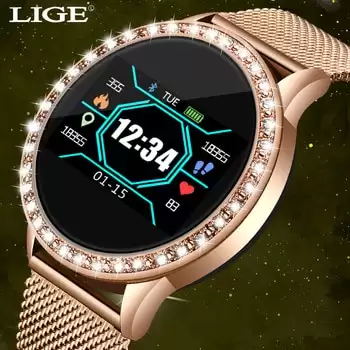 Order In Just $17.09 Lige Fashion Smart Watch Women Men Sport Waterproof Clock Heart Rate Sleep Monitor For Iphone Call Reminder Bluetooth Smartwatch At Aliexpress Deal Page
