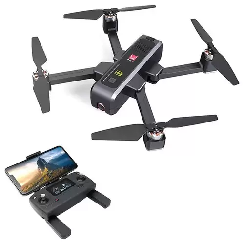 Order In Just $150-37.00 Mjx Bugs 4 W B4w 4k 5g Wifi Fpv Gps Foldable Rc Drone With Ultrasonic Optical Flow Positioning Rtf - Two Batteries Bag With This Discount Coupon At Geekbuying