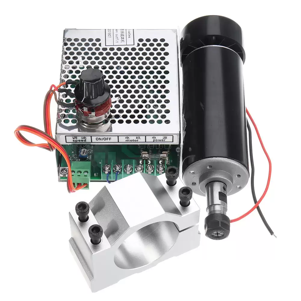 Order In Just $59.99 Machifit Er11 Chuck Cnc 500w Spindle Motor With Clamps And Power Supply With This Coupon At Banggood