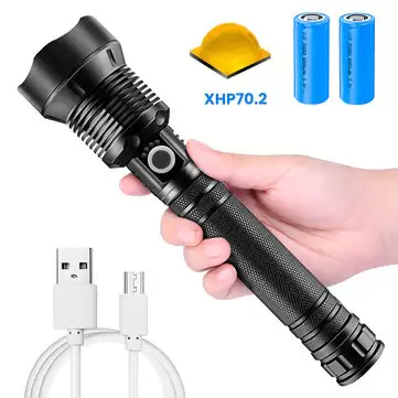 Order In Just $26.69 28% Off For Xanes Xhp70.2 90000lm Zoomable Searchlight 3 Modes Usb Rechargeable Super Bright Led Flashlight With This Coupon At Banggood