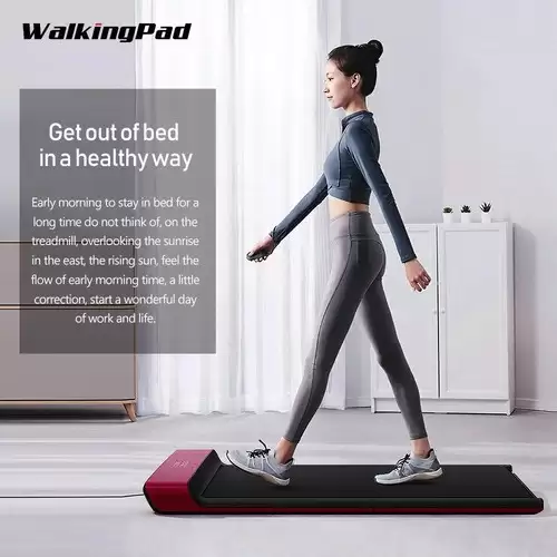 Order In Just $479.99 Walkingpad A1 Pro Walking Pad Smart Treadmill For Workout, Fitness Training Gym Equipment, Exercise Indoor & Outdoor With Manual And Automatic Mode, Remote Control, Led Display, Intelligent App Control, 100kg Load Capacity By Xiaomi - Eu Version With This Discount Coupon At Gee