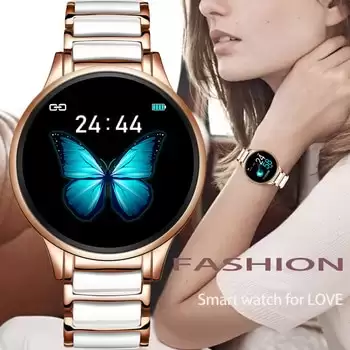 Order In Just $21.59 Lige Luxury Smart Watch Women Waterproof Sports Fitness Tracker For Android Ios Reloj Inteligente Ceramic Strap Smart Watch Men At Aliexpress Deal Page