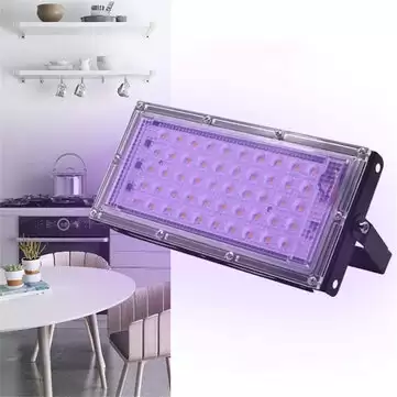 Order In Just $7.99 / €7.26 110/220v 50w Uv Led Germicidal Flood Light Ozone Sterilizer Ip65 Waterproof Home Kitchen Bedroom Bacterium Mite Killer Ultraviolet Hnaging Lamp With This Coupon At Banggood