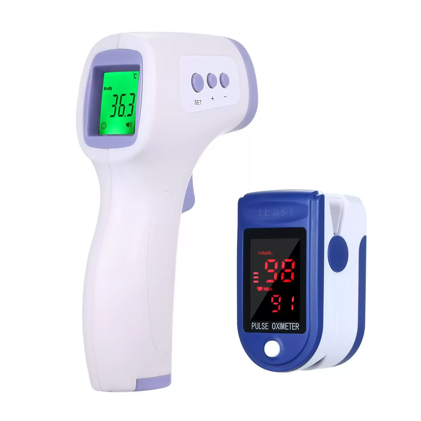 Get Extra 51% Discount On Thermometer + Fingertip Clip Pulse Oximeter Limited Offers $13.99 With This Coupon Code At Tomtop