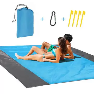 Order In Just $9.99 / €9.16 Outdoor Multifunctional Lightweight Travel Blanket Nylon Picnic Mat For Beach Picnic Camping Hiking Activities With This Coupon At Banggood