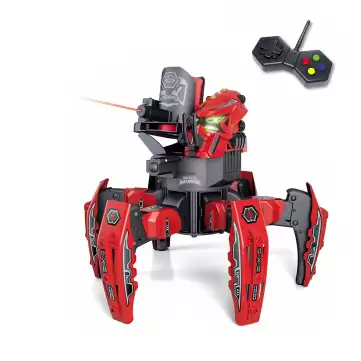 Order In Just $55.79 10% Off For Mofun 2.4g Space Warrior Radio-controlled Spider Robot 6-leged Robot With Discs And Laser Sight With This Coupon At Banggood