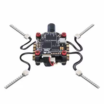 Order In Just $90.16 15% Off For Zeez F7 Fc Mpu6000 5v/3a Bec 6uarts Osd 30.5*30.5mm 3-8s+zeez 60amp 4-in-1 Blheli_32 Esc+zeez Led System Fpv Combo Rc Stack For Fpv Racing Rc Drone With This Coupon At Banggood