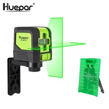 Order In Just $23.8 Huepar 2 Lines Laser Level Self Levelling ( 4 Degrees) Green Red Beam Laser Horizontal & Vertical Cross-line With Magnetic Base At Aliexpress Deal Page