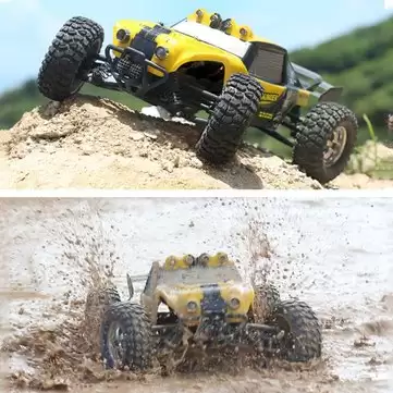 Order In Just $88.31 / €80.27 8% Off For Hbx 12891 1/12 4wd 2.4g Waterproof Hydraulic Damper Rc Desert Off-road Truck With Led Light With This Coupon At Banggood