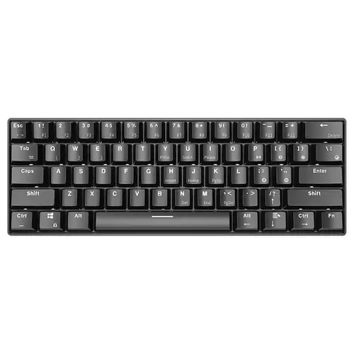 Pay Only $39.99 For Ajazz I610t Bluetooth 3.0 Wireless / Wired Dual-mode Mechanical Backlight Keyboard 61 Key - Black With This Coupon Code At Geekbuying