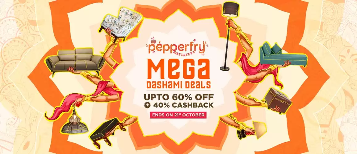 Get Upto 60%Off + Instant 40% Cashback With This Discount Coupon At Pepperfry
