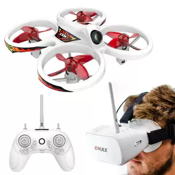 Order In Just $91.99 / €89.53 Emax Ez Pilot Beginner Indoor Fpv Racing Drone With 600tvl Cmos Camera 37ch 25mw Rc Quadcopter Rtf With This Coupon At Banggood