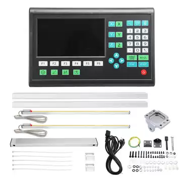 Order In Just $183.99 Newest Machifit Lathe Milling Dro Kit Lcd 2/3 Axis Ac 220v Grating Cnc Milling Digital Readout Displayer And 2 Pieces 1m Linear Scale Optical Encoder Rulers With This Coupon At Banggood