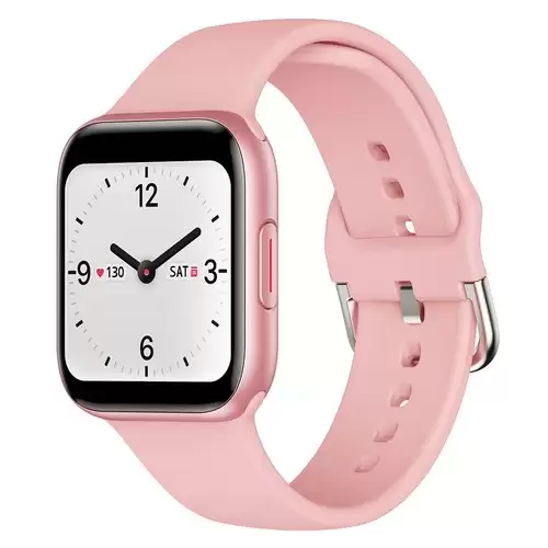 Pay Only $27.99 For Makibes Qy01 Smartwatch Blood Pressure Monitor 1.54 Inch Ips Screen Ip67 Water Resistant Multi-language Heart Rate Sleep Tracker Silicon Strap - Pink With This Coupon Code At Geekbuying