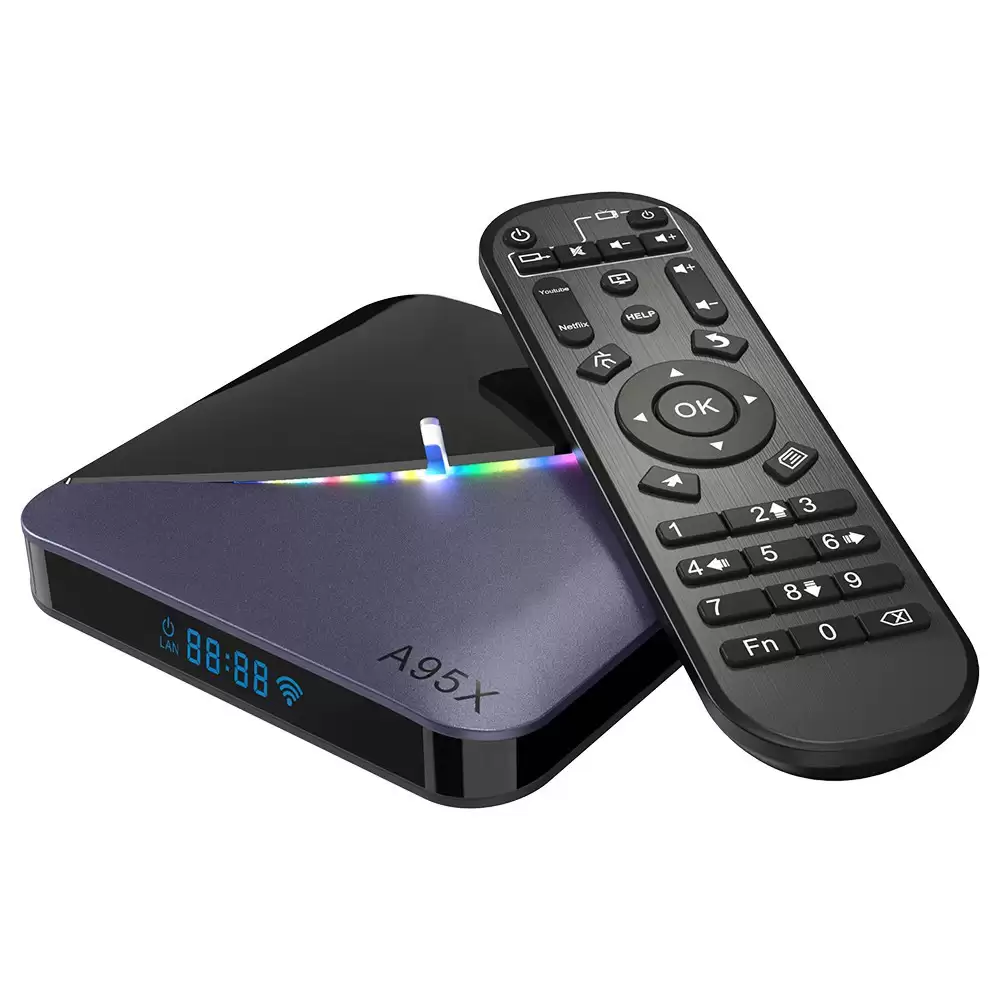 $6 Off For [it Stock]a95x F3 Amlogic S905x3 8k Video Decode Android 9.0 Tv Box Rgb Light 4gb/64gb With This Discount Coupon At Geekbuying