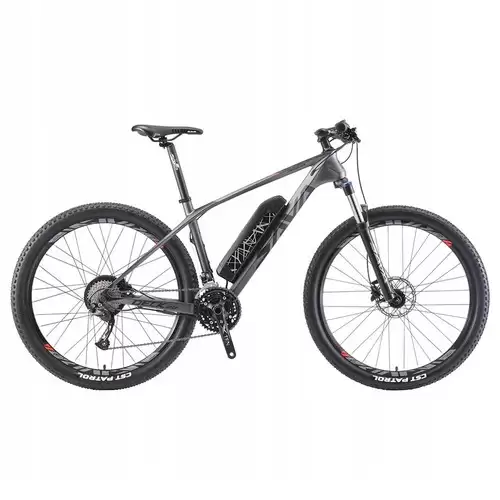 Order In Just $1599.99 Sava Knight 3.0 Carbon Fiber Frame Electric Mountain Bike Mtb 27.5 Inch 250w Motor Samsung 13ah Lithium Battery Shimano Derailleur Ip67 Waterproof Smart Display Disc Brakes Max Speed 30km/h Up To 100km Range - Gray With This Discount Coupon At Geekbuying