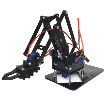 Order In Just $14.87 15% Off For 4dof Assembling Acrylic Mechine Robot Arm With Sg90 Plastic Gear Servo For Robot Diy With This Coupon At Banggood