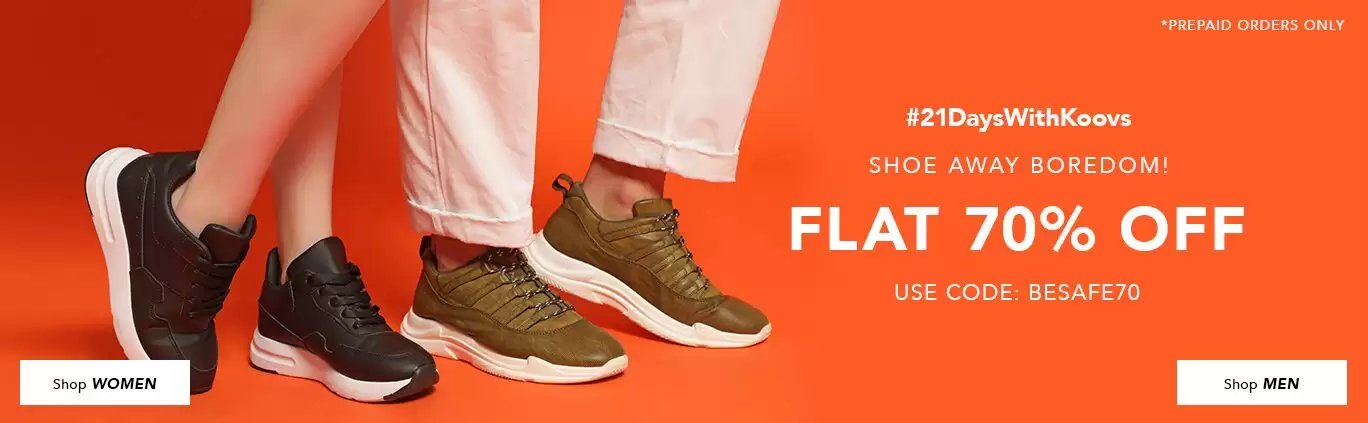 Get 70% Off With This Discount Coupon At Koovs