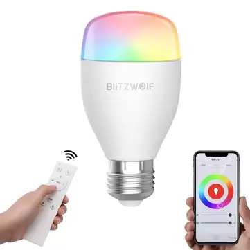 Order In Just $14.59 Blitzwolf Bw-lt27 Remote Control 9w E27 Smart Bulb With This Coupon At Banggood