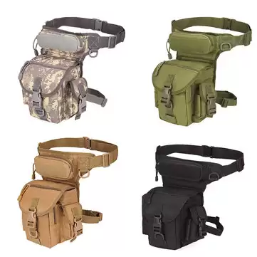 Order In Just $10.59 28% Off For Men's Nylon Hip Drop Belt Waist Fanny Leg Bag Waterproof Military Tactical Bag With This Coupon At Banggood