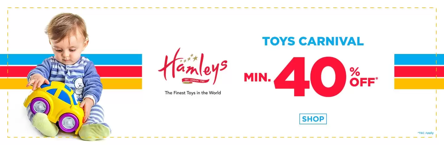 Get Min. 40% Off On Hamley Items With This Discount Coupon At Ajio