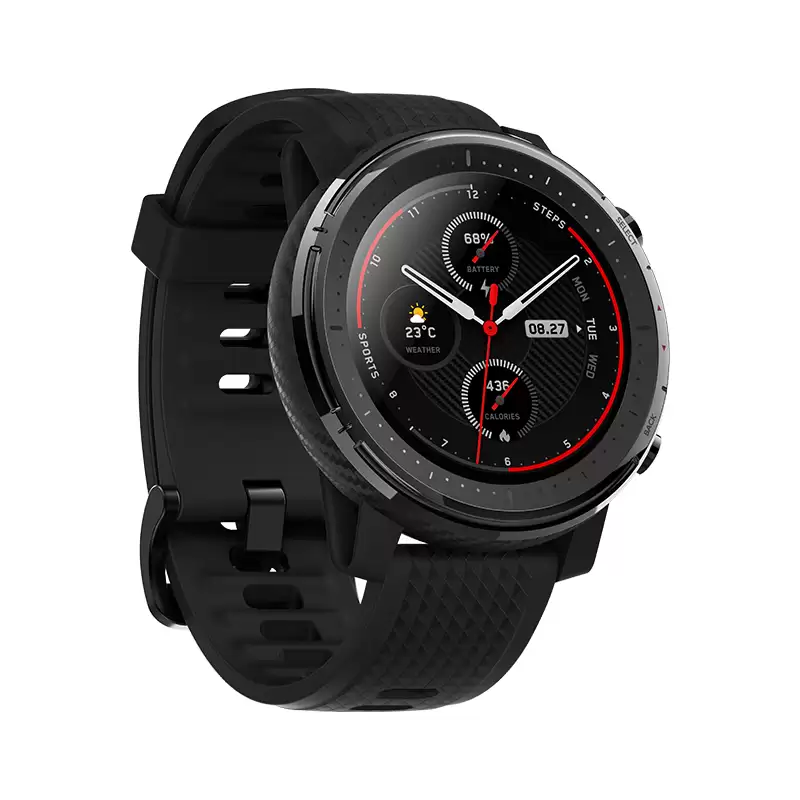 Pay Only $183.99 For Huami Amazfit Stratos 3 Smart Sports Watch 1.34 Inch Full Moon Screen Dual-mode 5atm Gps Firstbeat Silicone Strap Global Version - Black With This Coupon Code At Geekbuying