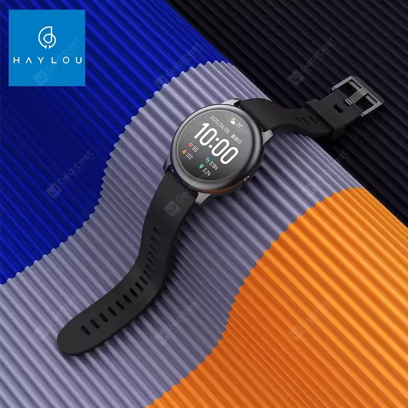 Order In Just $34.99 Global Version Haylou Solar Smart Watch 12 Sports Modes From Xiaomi Youpin At Gearbest With This Coupon