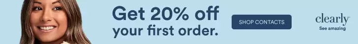 Get 20% Discount On First Order Of Contacts + Free Shipping Shop With This Discount Coupon At Clearly Canada