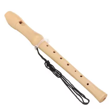 Order In Just $17.99 10% Off For Nasum Wood Flute 2 Knots For Maple Clarinet, 8 Holes, Suitable For Children And Beginners With Cleaning Brush / Case / Lanyard With This Coupon At Banggood