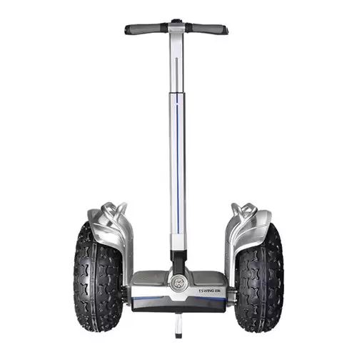 Pay Only $1949.99 For Eswing Es6+ City Electric Two-wheel Self Balancing Scooter Off Road Type 19 Inch Tire Buit-in Gps With Bluetooth App Control - Silver With This Coupon Code At Geekbuying