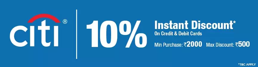 Get Extra 10% Instant Discount Via Citi Bank Cards At Ajio Deal Page