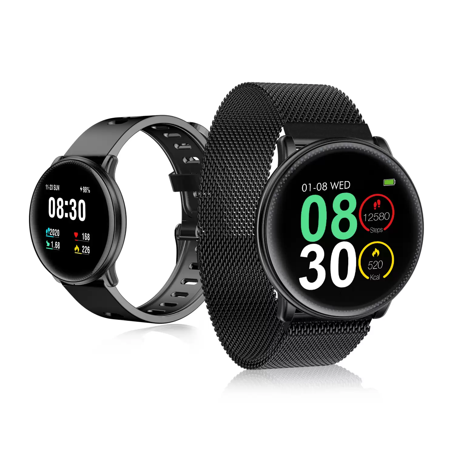 Order In Just $22.99 / €6.24 [free Gift] Umidigi Uwatch2 Full Touch Screen Entire Steel Body 24h Heart Rate Sports Mode Message Smart Watch With This Coupon At Banggood