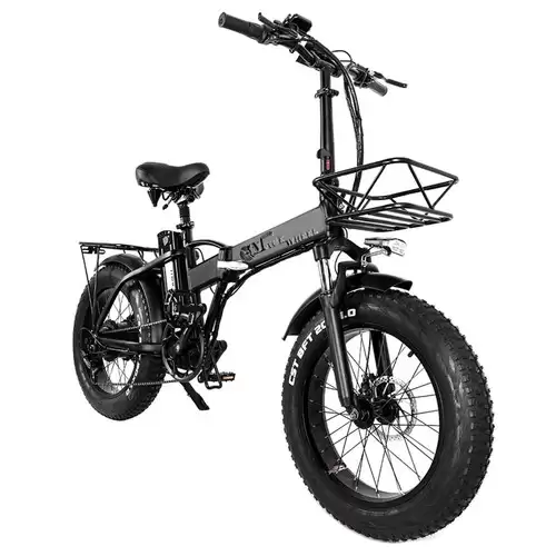 Pay Only $1049.99 For Cmacewheel Gw20 Folding Electric Moped Bike 20 X 4.0 Fat Tires Five Speeds 750w Motor Up To 100km Range Max Speed 45km/h Smart Display - Black With This Coupon Code At Geekbuying