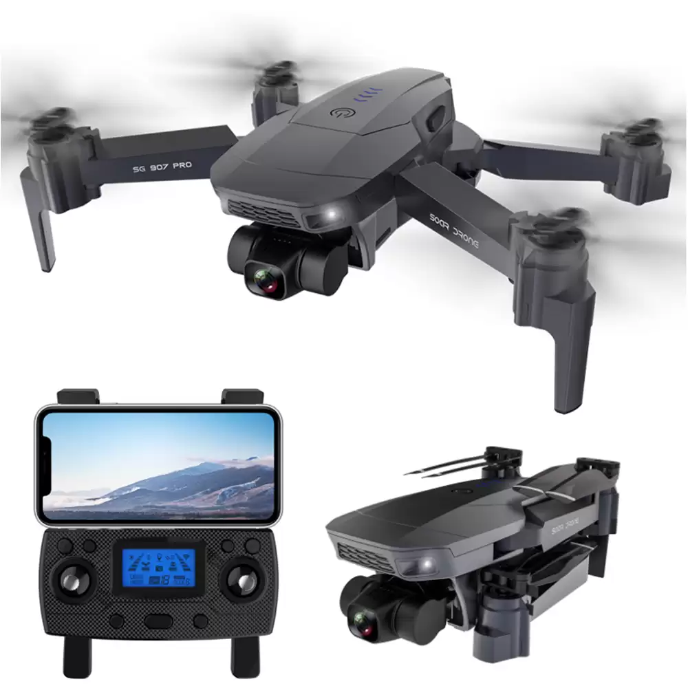 Order In Just $99.89 Zlrc Sg907 Pro 5g Wifi Fpv Gps With 4k Hd Dual Camera Two-axis Gimbal Optical Flow Positioning Foldable Rc Drone Quadcopter Rtf With This Coupon At Banggood