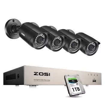 Order In Just $97.61 Zosi H.265+ 8ch Cctv System 4pcs 1080p Outdoor Weatherproof Security Camera Dvr Kit Day/night Home Video Surveillance System At Aliexpress Deal Page