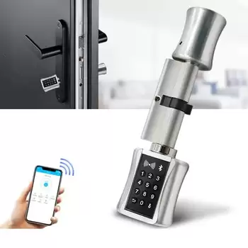 Order In Just $33.12 Bluetooh Smart Cylinder Lock Keyless Electronic Door Lock App Wifi Lock Digital Code Rfid Card Lock For Home Apartment Airbnb At Aliexpress Deal Page