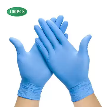 Order In Just $16.99 / €15.99 100pcs/set Blue Latex Gloves Waterproof Nitrile Gloves Disposable Glove Rubber Gloves Kitchen Cooking Gloves Cleaning Gloves With This Coupon At Banggood