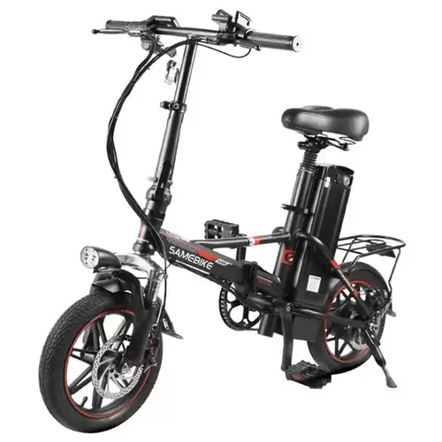 Pay Only $784.99 For Samebike Xmz1214 Folding Moped Electric Bike 14 Inch Tires 250w Brushless Motor Max Speed 30km/h - Black With This Coupon Code At Geekbuying