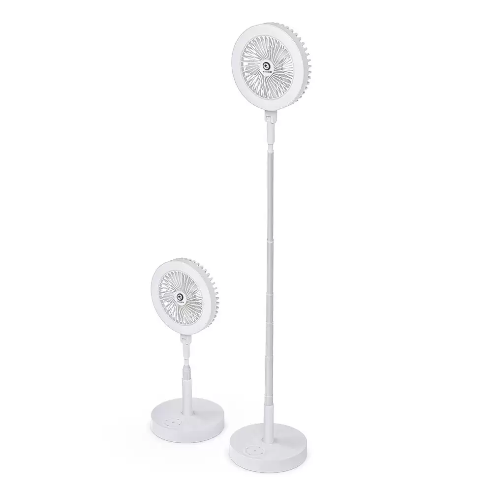 Order In Just $32.77 / €$47.99 Digoo Dg-pfl6 Portable Retractable Usb Charging Fan With Ring Light 7200mah Battery Timing Control Touch Control Panel With This Coupon At Banggood