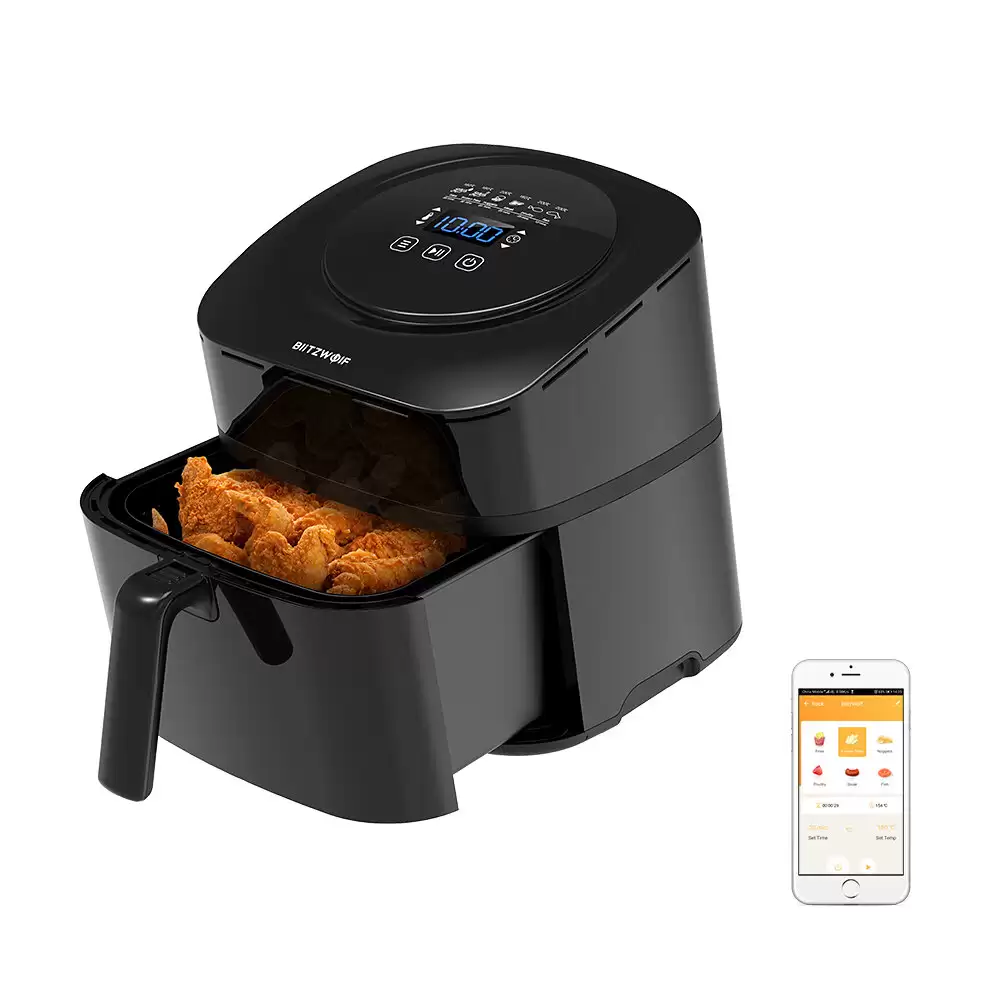 Order In Just $142.85 / €$214.99 Blitzwolfbw-af1 Smart Air Fryer With App Control, 6l Large Capacity, Temperature Control, Removable Basket, Smart Recipe And Non-stick Coating With This Coupon At Banggood