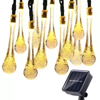 Order In Just $14.43 6m 30led Solar Bulb Light String Droplet Bulbs Fairy String Light For Outdoor Garden Lawn Solar Lights At Aliexpress Deal Page