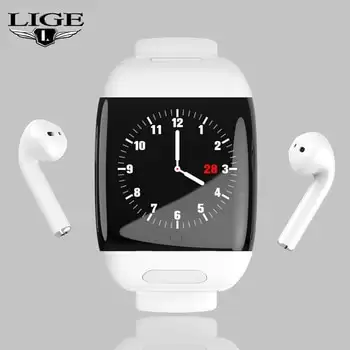 Order In Just $51.29 Lige Sports Smart Watch With Bluetooth Wireless Earphone Smart Wristband Heart Rate Blood Pressure Monitor Smart Watch Men Women At Aliexpress Deal Page