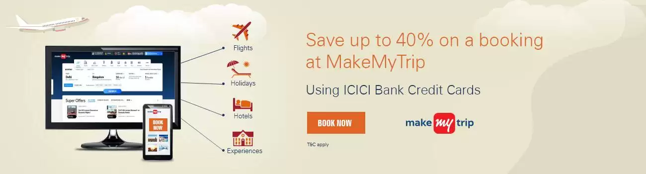 Get Flat 12% Instant Discount Up To Inr 1500 On Domestic Flights Transaction Value Of Inr 2,500 Pay Using Icici Credit Cards